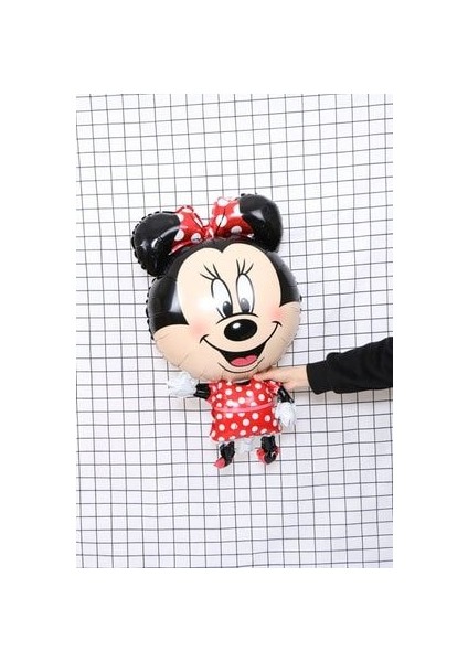 Siyah Rakam Balonlu Mini Fare Balon Set Minnie Mouse Balon Set modelleri