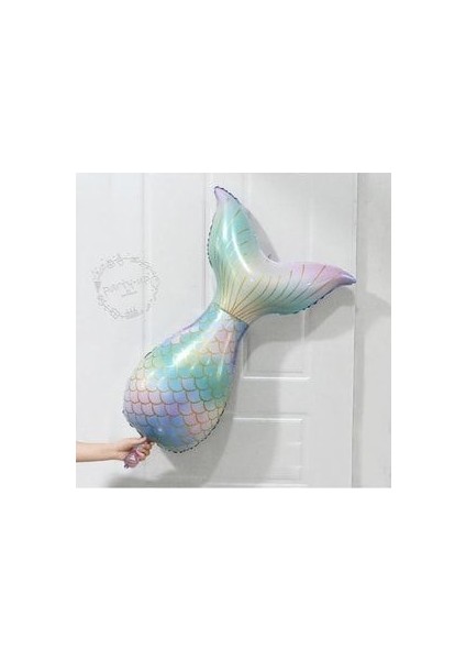 Deniz Kızı Balon 7li Set ( Denizkızı Deniz Kabuğu Rakam Balon ve Pullu Şeffaf Balon Buketi ) modelleri