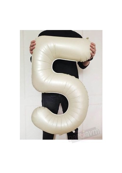 Krem Rakam Balon Soft Kahve Renkler Zürafa Fil Balon Set (1-9 Rakam Seçimli) modelleri