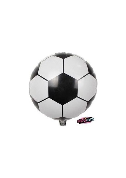 Futbol Tema Doğum Günü Balon Seti Soccer Balloon Set Siyah Rakam Balonlu indirimleri