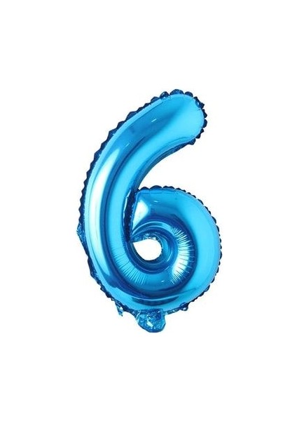 Mavi Rakam Balon Pullu Şeffaf Balon Mavi Tonları Balon Buketi modelleri