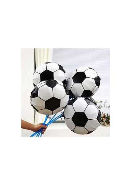 Mavi Rakam Balon ve Futbolcu Temalı Balon Buketi Seti fiyatları