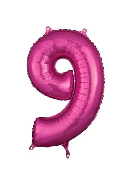 Flamingo Tema Fuşya Rakam Balon Fuşya Pullu Şeffaf Balon Buketi modelleri