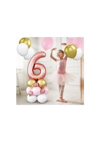 Rose Tema Rakam Balon Karşılama Seti Yaş Balonlu Sütun Seti (Kolay Kurulum Videolu Anlatım) indirimleri