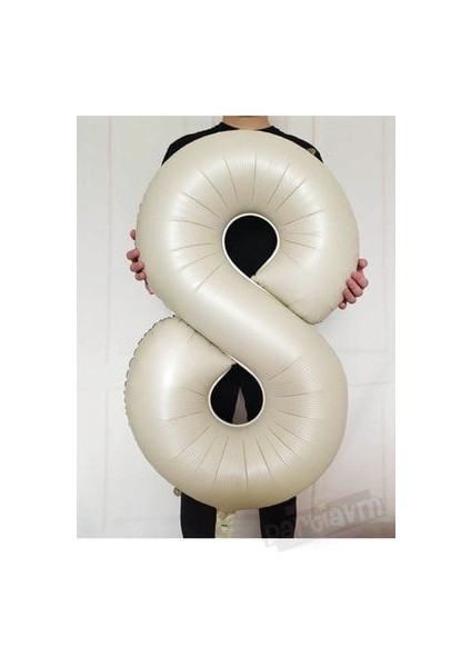 Krem Rakam Balon Soft Kahve Renkler Zürafa Fil Balon Set (1-9 Rakam Seçimli) modelleri