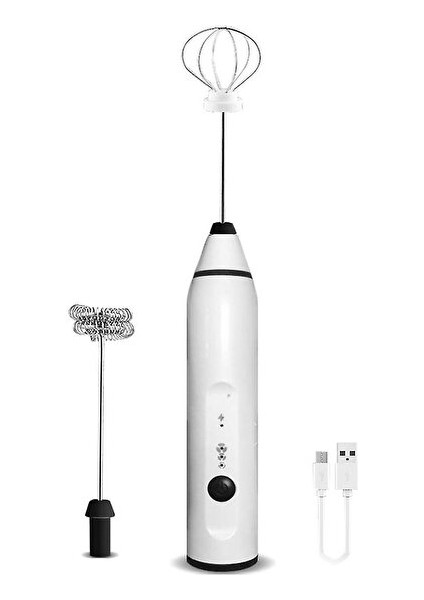 Elde Taşınabilir Şarj Edilebilir Süt Köpürtücü Mini Içecek Blender (29X3X3XCM) (Yurt Dışından)