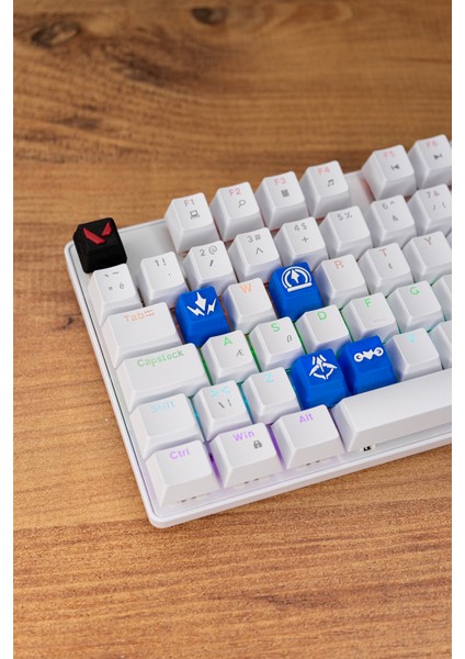 Valorant Sova Keycaps, Q-E-X-C Mekanik Klavye Tuşu