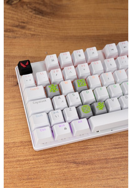 Valorant Deadlock Keycaps, Q-E-X-C Mekanik Klavye Tuşu