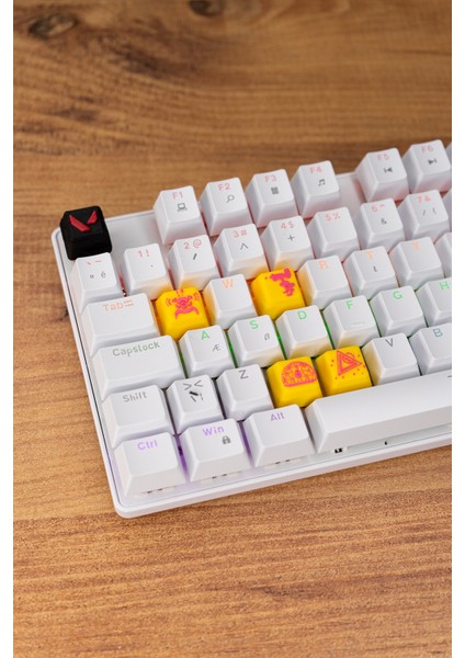 Valorant Killjoy Keycaps, Q-E-X-C Mekanik Klavye Tuşu