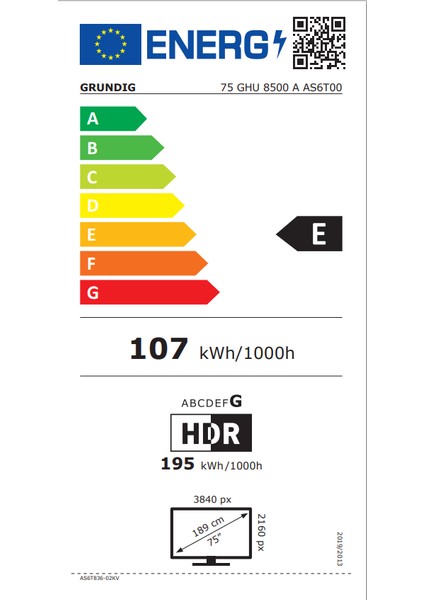 75GHU8500A 75" 190 Ekran Uydu Alıcılı 4K Ultra HD Smart LED TV