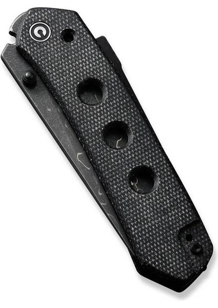 Vison Fg Canvas Micarta Black Damascus Çakı