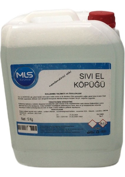 Sıvı El Yıkama Köpüğü 5l