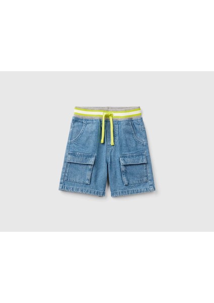 Erkek Bebek Denim Şort