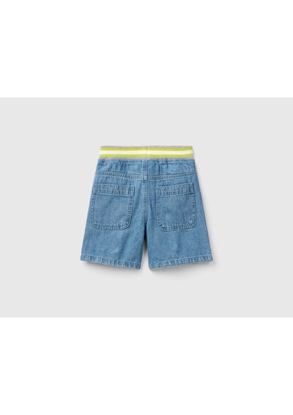 Erkek Bebek Denim Şort