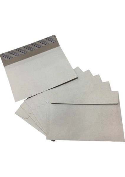 Mektup Zarfı ( 11,4*16,2 cm ) Elvan Kraft 90 Gram Silikonlu ( 250 Adet )
