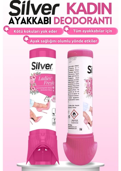 Kadın Ayakkabı Deodorantı Ayak Koku Giderici Terleme Önleyici 100 ml