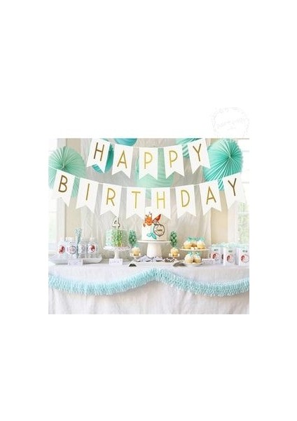Happy Bırthday Banner Yazı ve Konfetili Şeffaf Balon Seti fiyatları