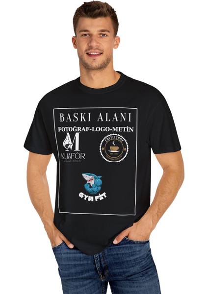 Kişiye Özel Fotoğraf Logo Metin Göğüs Veya Sırt Baskılı Tişört fırsatları