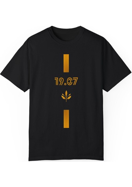 1907 Baskılı Oversize Tişört