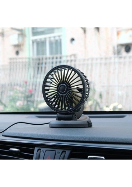 Araç Araba Otomobil Mini Vantilatör Fan Pervane Soğutucu 12V FAN20