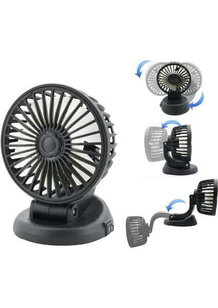 Araç Araba Otomobil Mini Vantilatör Fan Pervane Soğutucu 12V FAN20