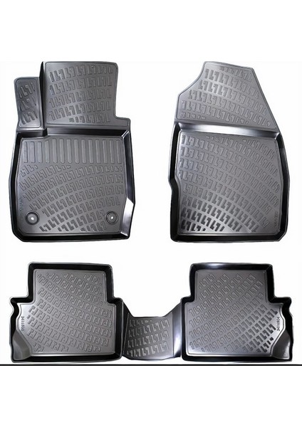 Ford Focus 3 3D Havuzlu Paspas 2010-2014 Rizline