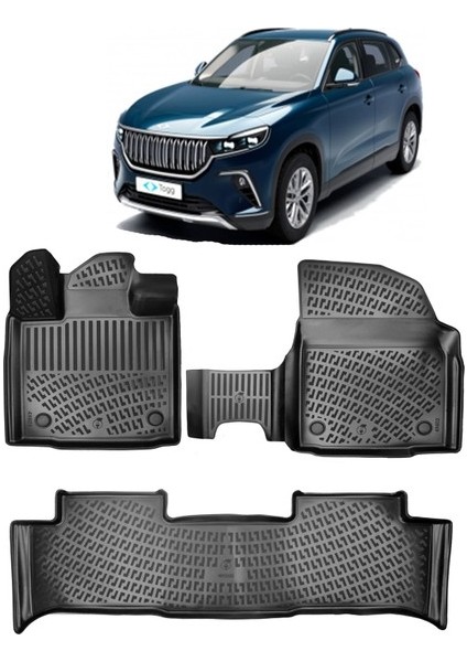 Togg T10X 2023 Sonrası Havuzlu Paspas