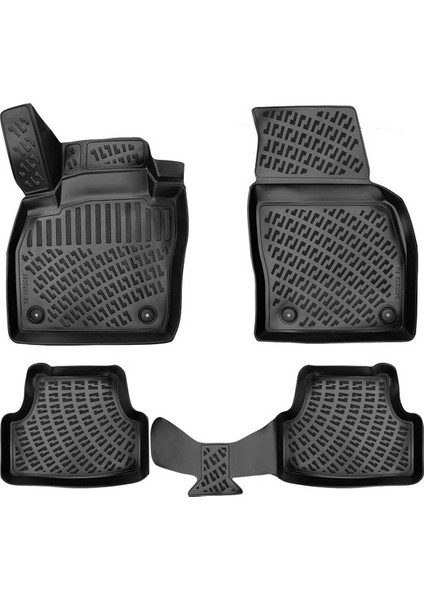 Citroen C4X 2025 Model 3D Havuzlu Paspas