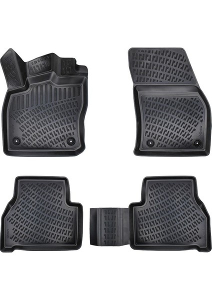 Seat Leon 2021 Sonrası(Manuel Vites) 3D Havuzlu Paspas