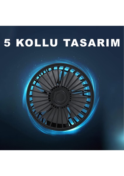 Araç Araba Otomobil Mini 2 Li Vantilatör Fan Pervane Soğutucu 12V FAN10