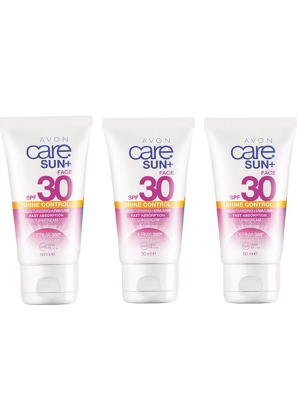 Care Sun+ Shine Güneş Kremi 50ML SPF30 3 Adet