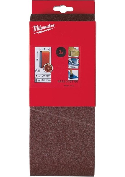 Zımpara Tank 100X560-100 Kum 3lü T4932312102 fiyatları