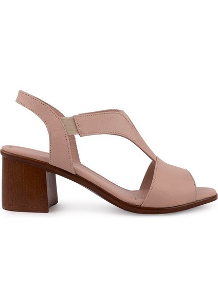 Hakiki Deri sandalet Modern Lastikli 100607 Pudra fırsatları