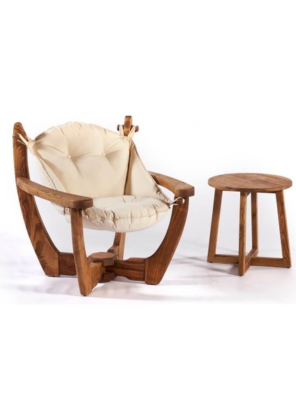 Relax Rahat Ahşap Bahçe Koltuğu