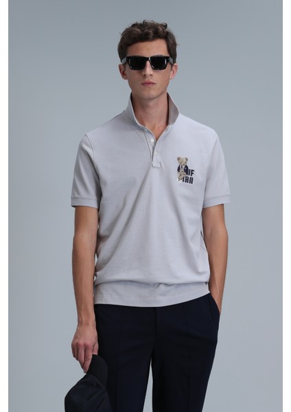 Crystal Smart Erkek Polo Tişört Gri