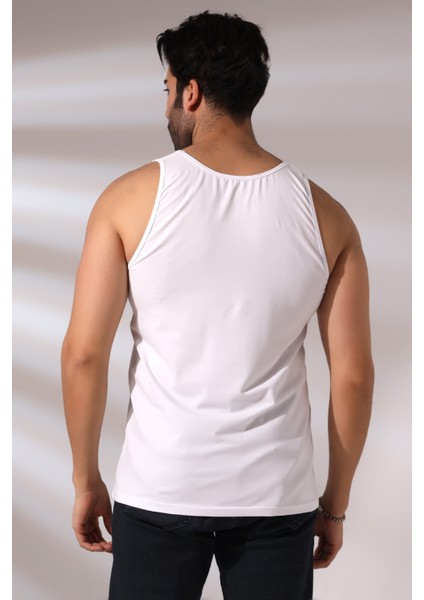Erkek Regular Fit Pamuklu Esnek Atlet 19551 Beyaz fırsatları
