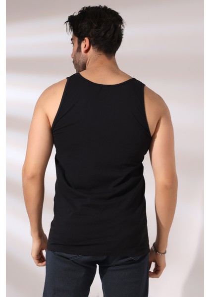 Erkek Regular Fit Pamuklu Esnek Atlet 19551 Siyah fırsatları