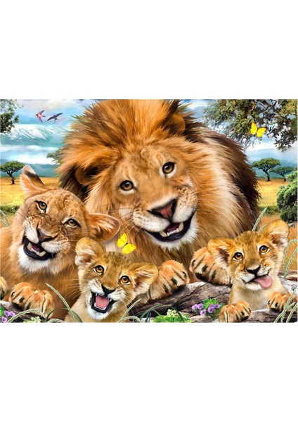 Prime 3D - Aslan Pelüş ve Selfie 48 Parça Puzzle 15803