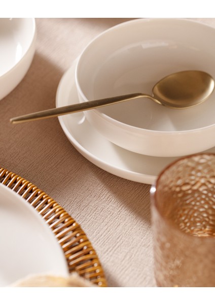 Madelyn 6 Kişilik 24 Parça Yemek Takımı - Beyaz indirimleri