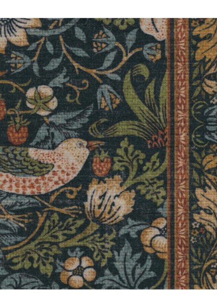 Doğa Güzelliği Serisi Kuş Ve Botanik Tema Dokuma Taban Dekoratif Halı 1461