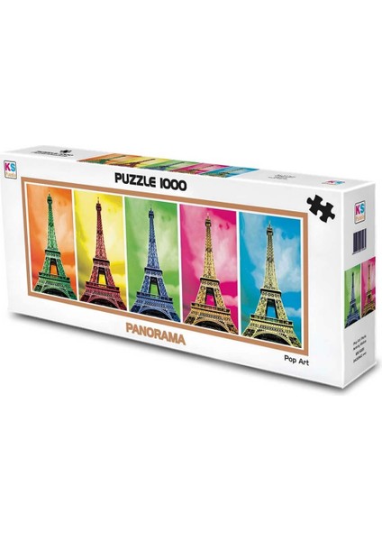 Ks Games Panoramik Pop Art Paris Antony Matos 1000 Parça Panorama Puzzle