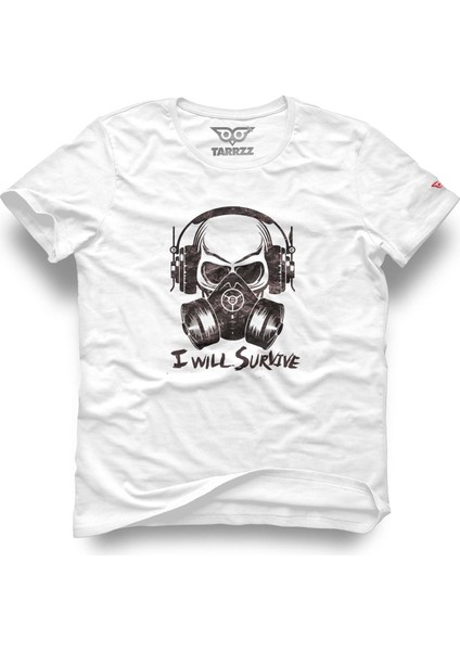 Nükleer Kuru Kuru Kafa Tasarım Tişört, Kuru Kafa Baskılı Tişört, Tasarım Tişört