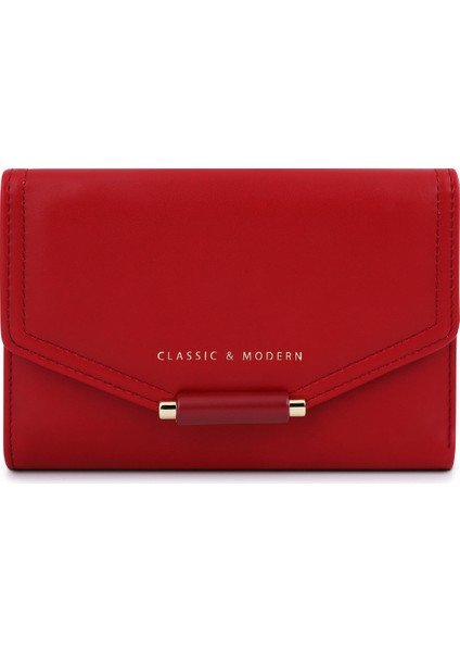 Çoklu Kart Yuvasına Sahip Katlanabilir Kadın Cüzdanı (Yurt Dışından)