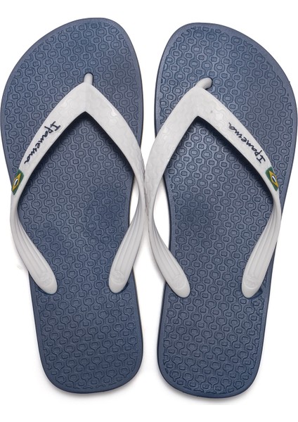 Clas Brazil Kadın Parmak Arası Terlik Beyaz Mavi 35/42