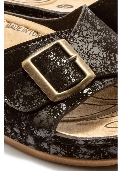 Dildar Kadın Terlik Siyah 36/40