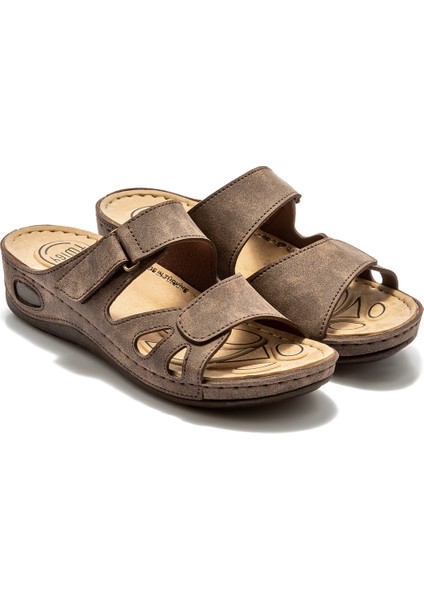 Duru Kadın Terlik Kahverengi 36/40 fırsatları