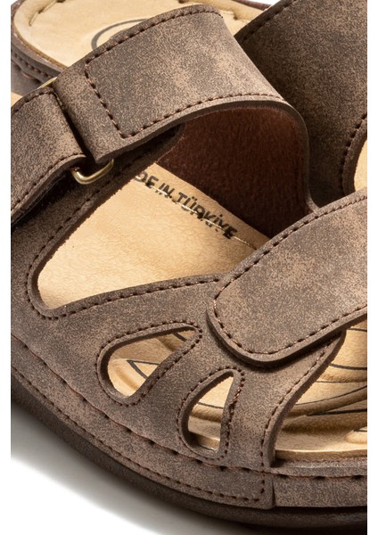 Duru Kadın Terlik Kahverengi 36/40 indirimleri