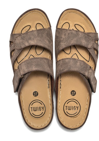 Duru Kadın Terlik Kahverengi 36/40