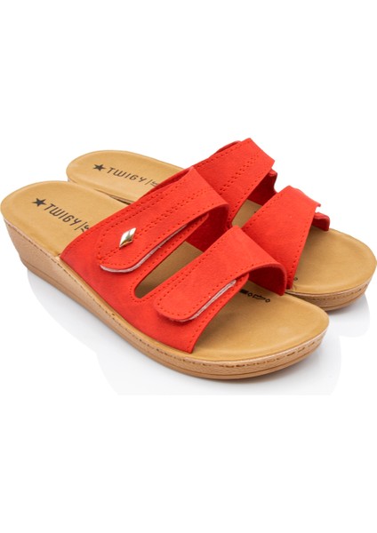İnci Kadın Terlik Kırmızı 36/40