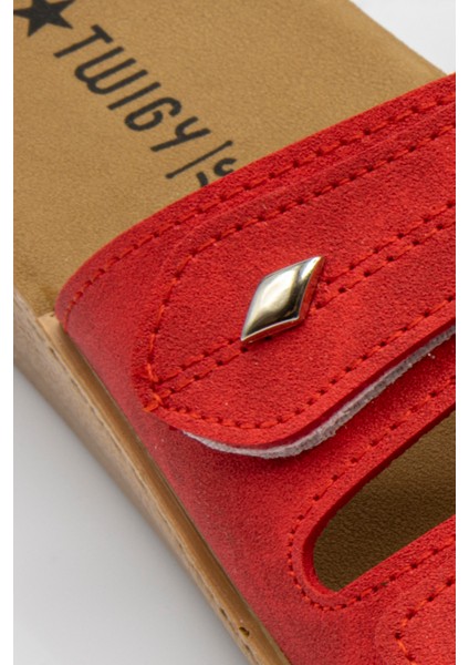 İnci Kadın Terlik Kırmızı 36/40